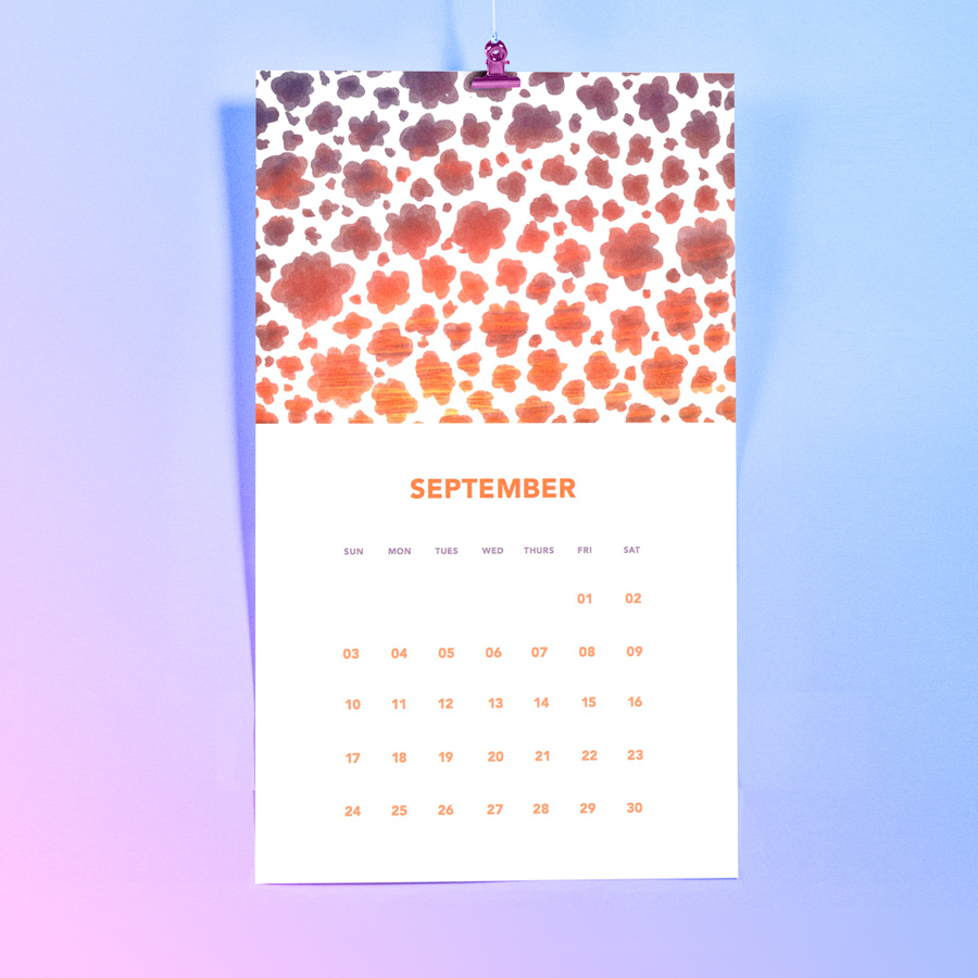 calendar pattern texture graphic design  Digital Art  design abstract calendar pattern calendar watercolor