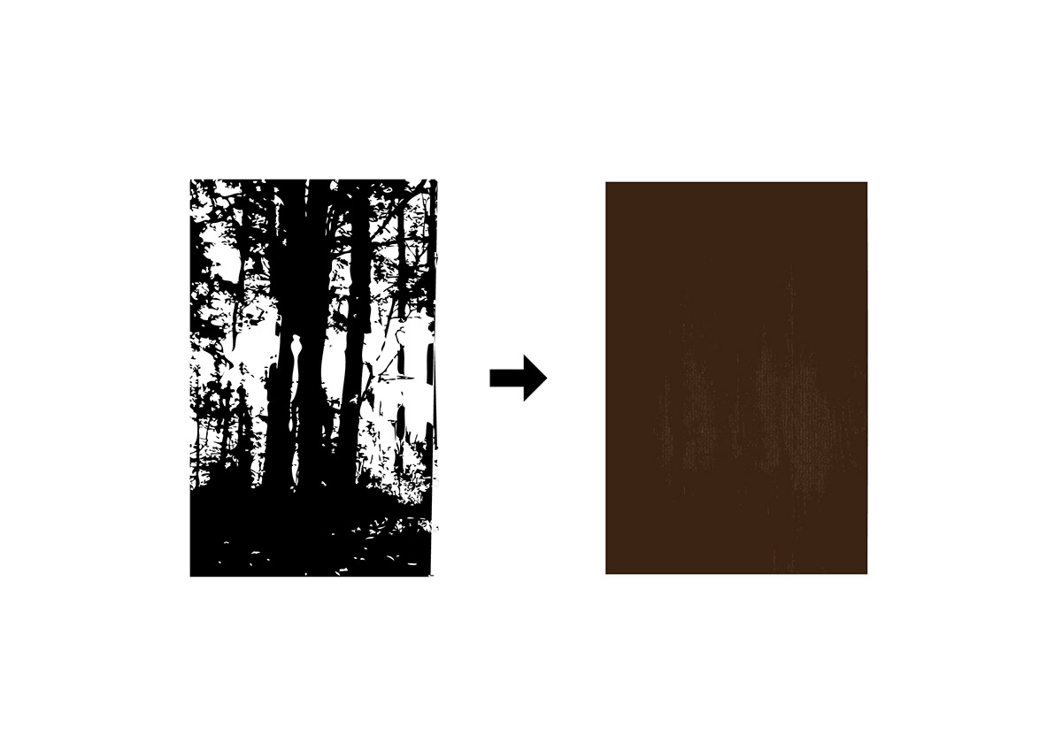 Logo Design Forest Impression Wood and Interior Invitation