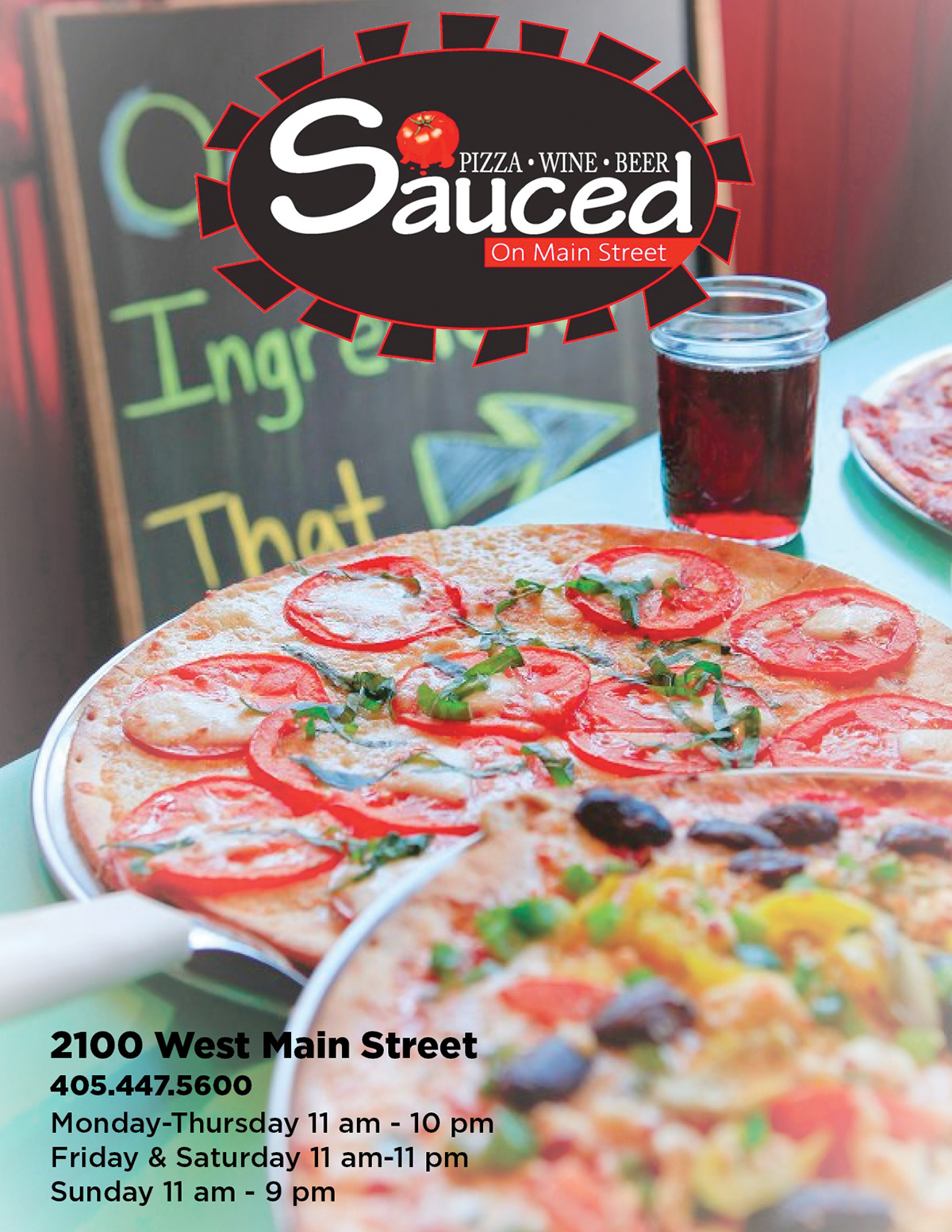 magazine  ads  advertising   Pizza  sunglasses  Sauced  Webb  Joy's Palace Sushi  itr