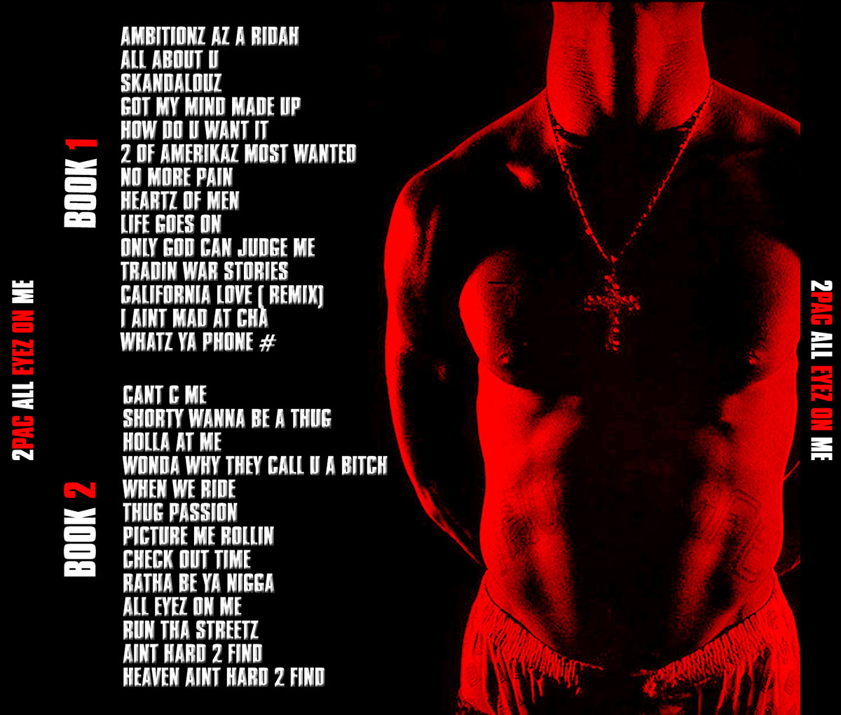 cd cover insert design 2pac photoshop