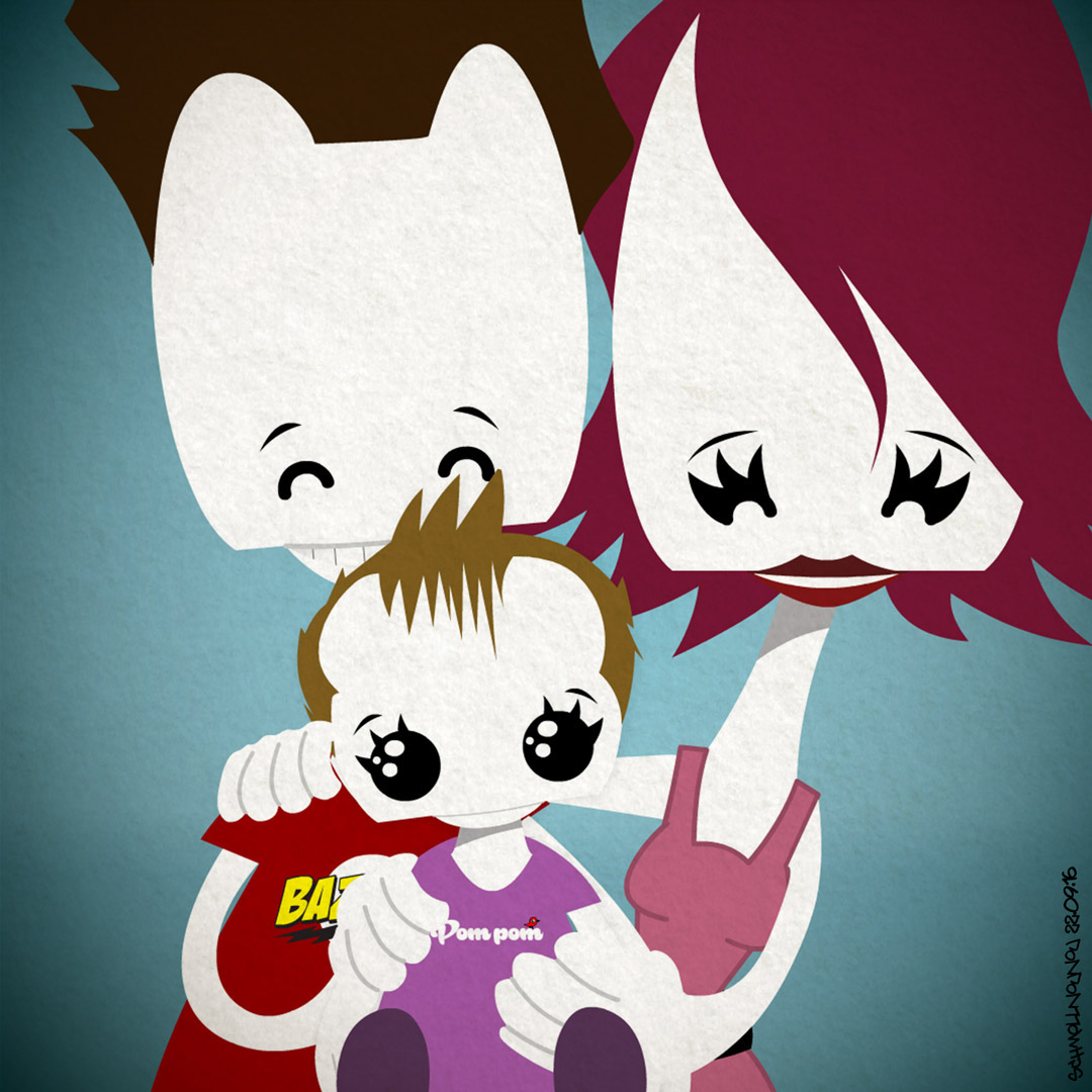 schmollnounou flatedesign vector baby cartoon comics family graphic design