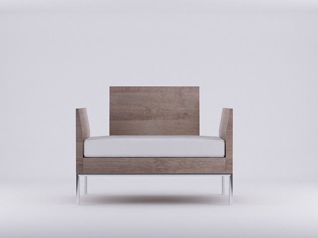 chilean design  solid wood sofa armchair