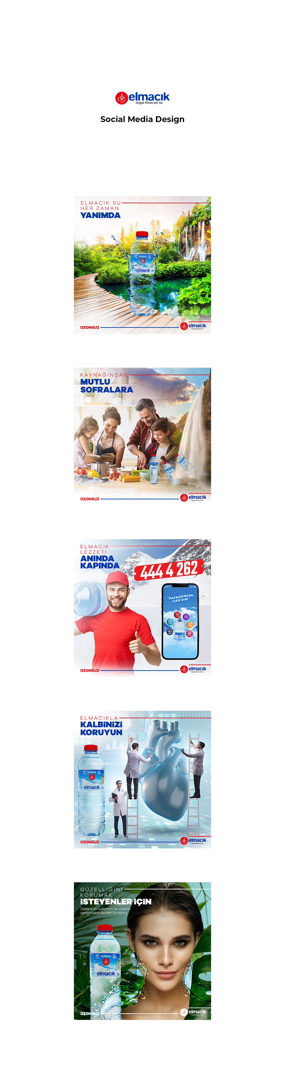 socialmediapost Waterbrand waterdesign manipulation Digital Art  Advertising  visual identity designer marketing  