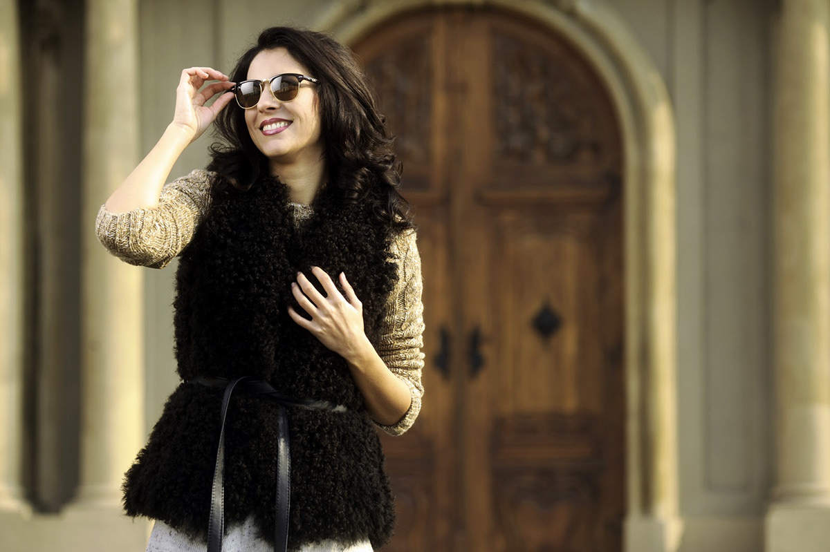 campaign styling fur coats leather goods Catalogue Online shop vesa