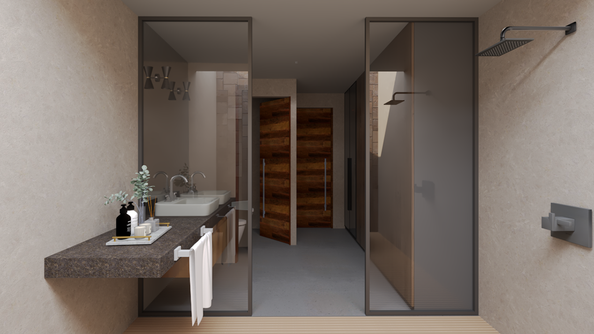 3drender architecture design hotel interior design  rendering SketchUP visualization vray