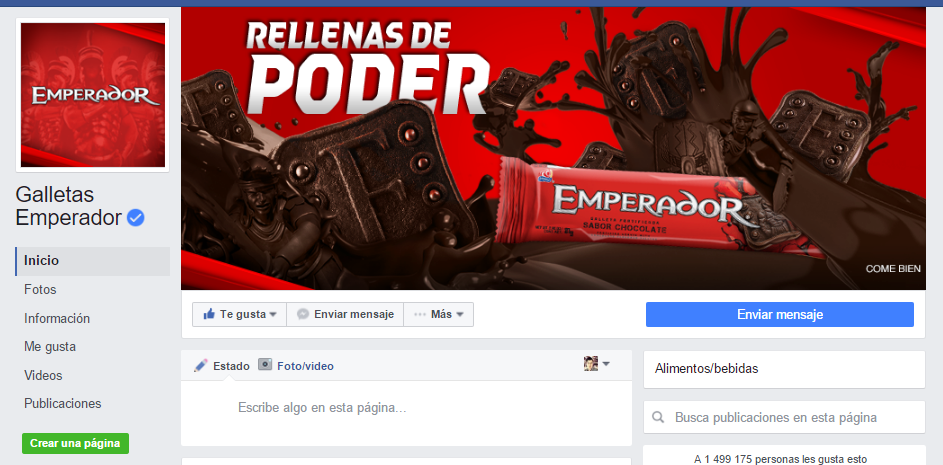 ads social media facebook emperador Galletas emperador Guatemala panama Republica Dominicana pepsico creativo