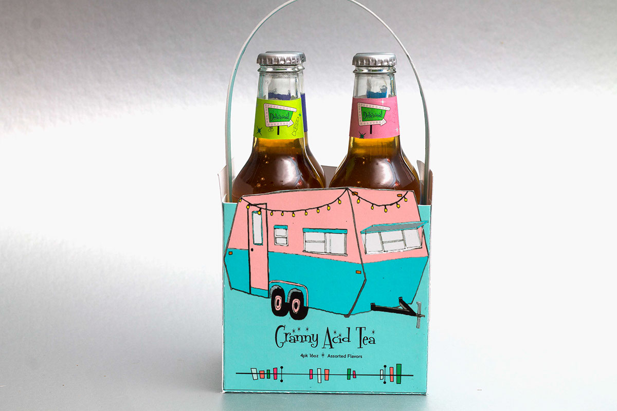 package design  beverage bottles tea