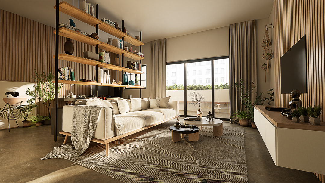 indoor interior design  architecture 3ds max Unreal Engine 3D archviz Render Lumen design