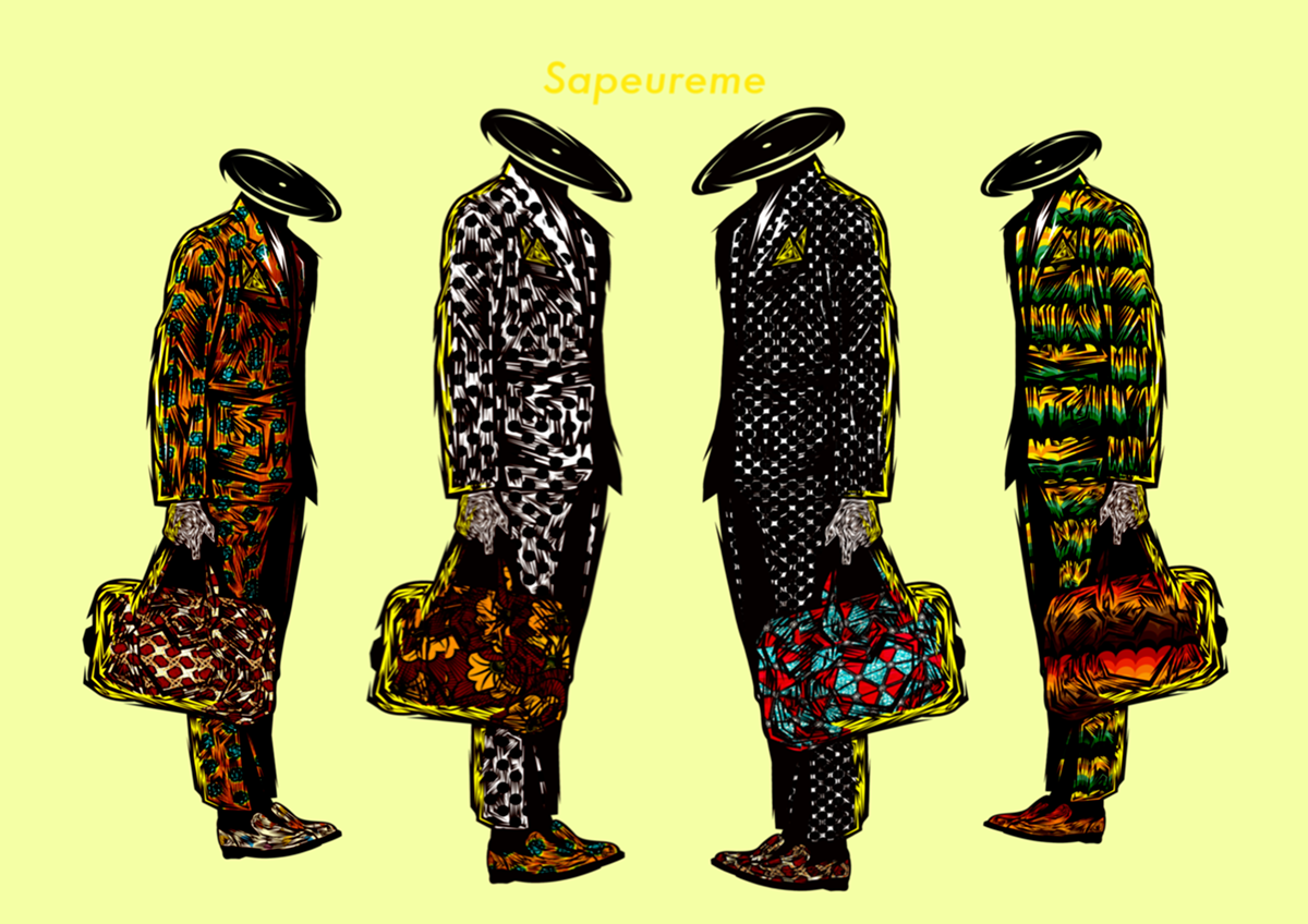 Style Congo africa colors GREIISPACES Lazi Mathebula swag etching design joy