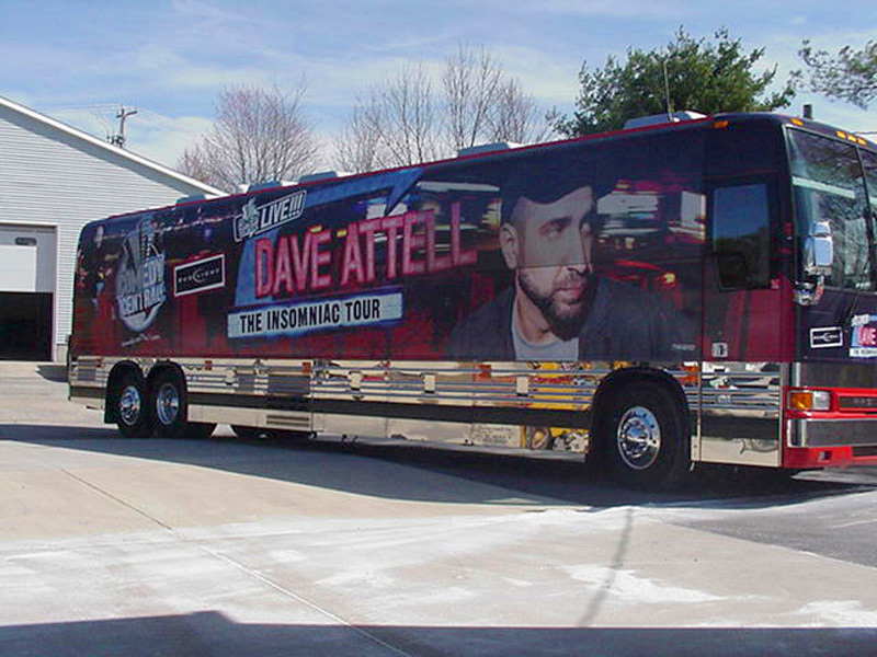 Tour bus Dave Attell stand up