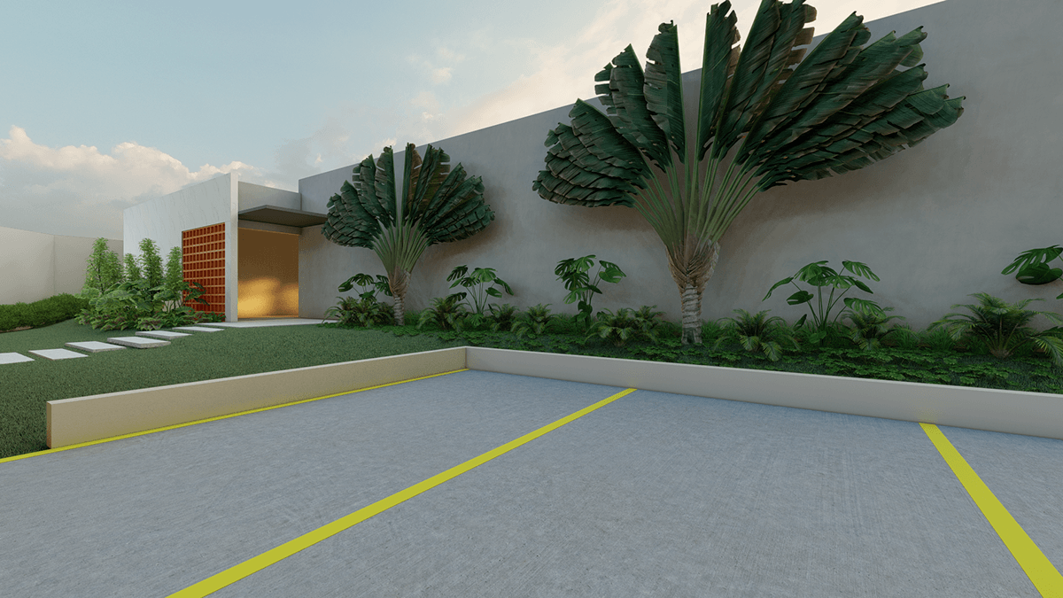 ARQUITETURA architecture Render 3D visualization interior design  lumion Residencial house casa