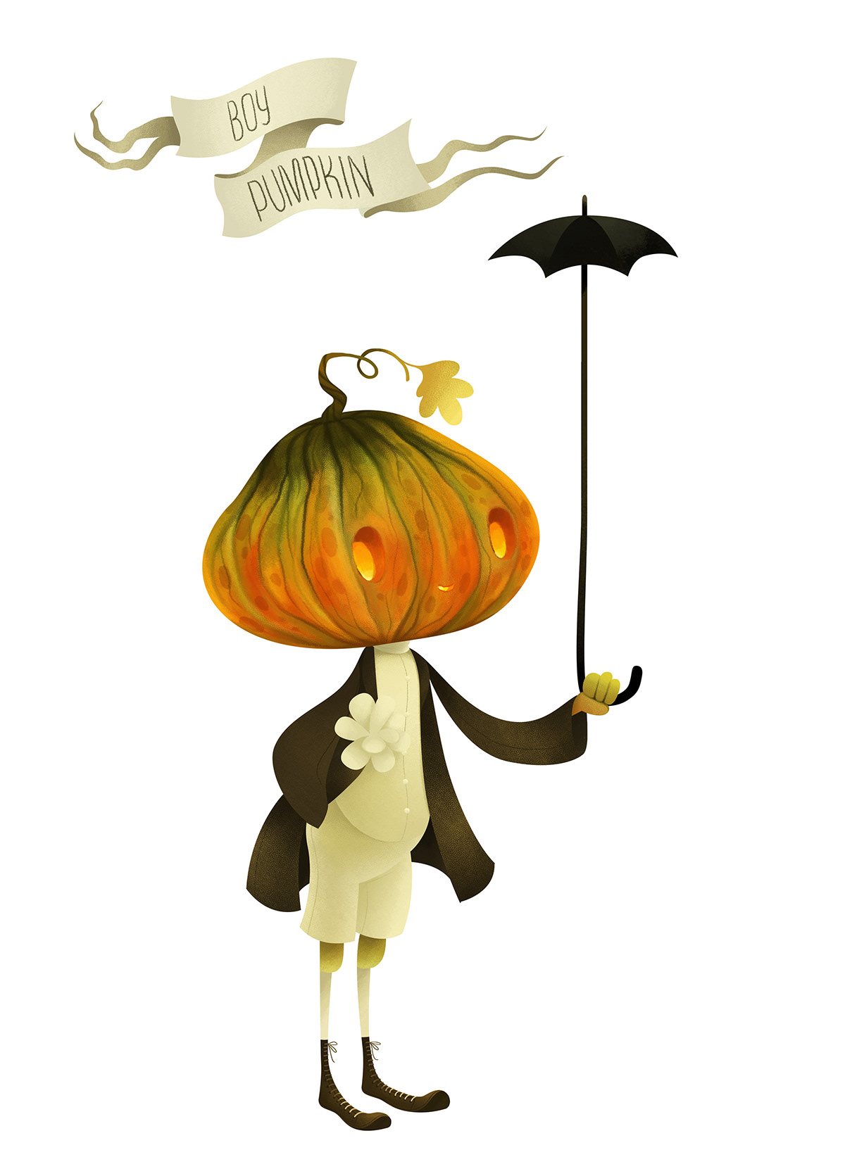 characterdesign pumpkin ILLUSTRATION  children design animation  concept helloween Conceptdesign conceptartist