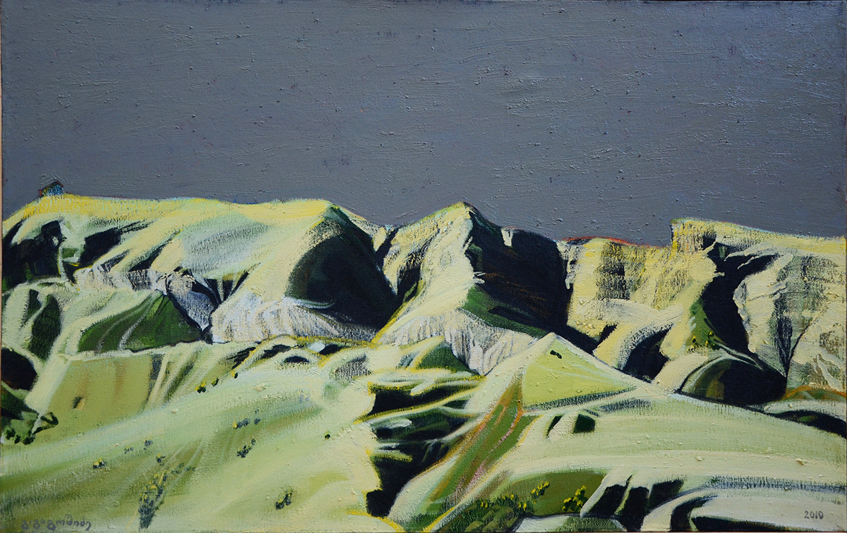 oil on canvas 2010-2011 Landscape mountains