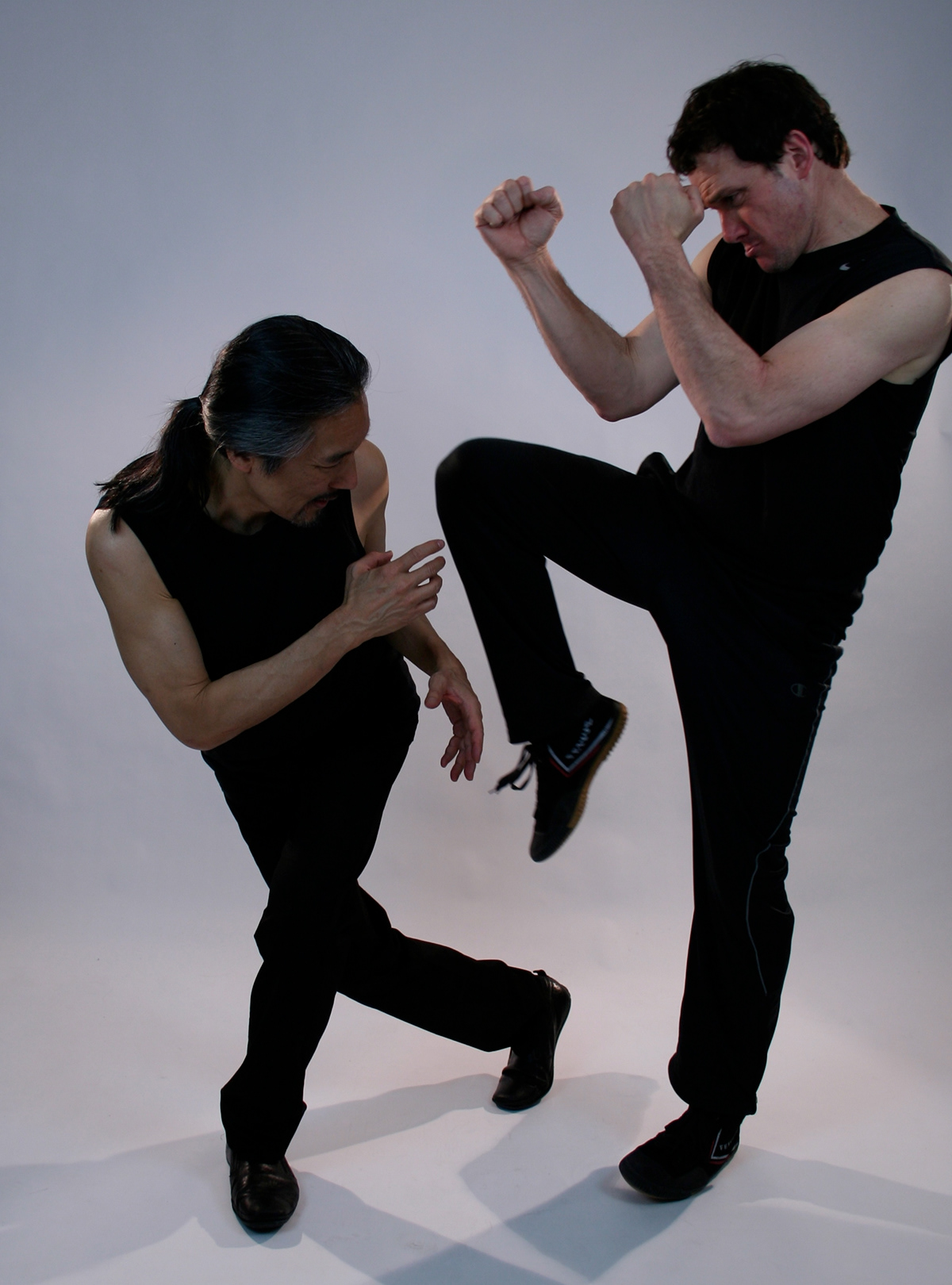 Martial Arts  fight poses Shaolin kung fu tandao toni tan