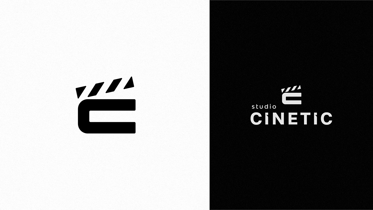 blackandwhite branding  cine graphicdesign logodesign Logotype mark movie Photography  stationary