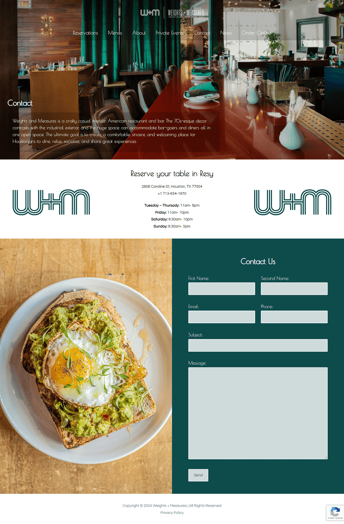 Web Design  restaurant Diseño web wordpress UI/UX Website