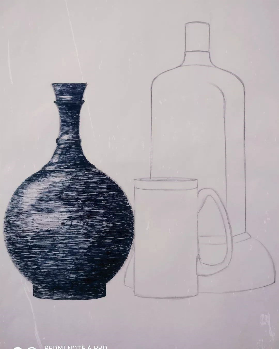 Image may contain: art, vase and drawing