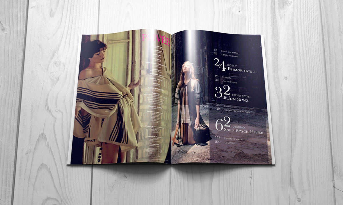 fashion magazine Privée chanel Dior moda peru revista editorial