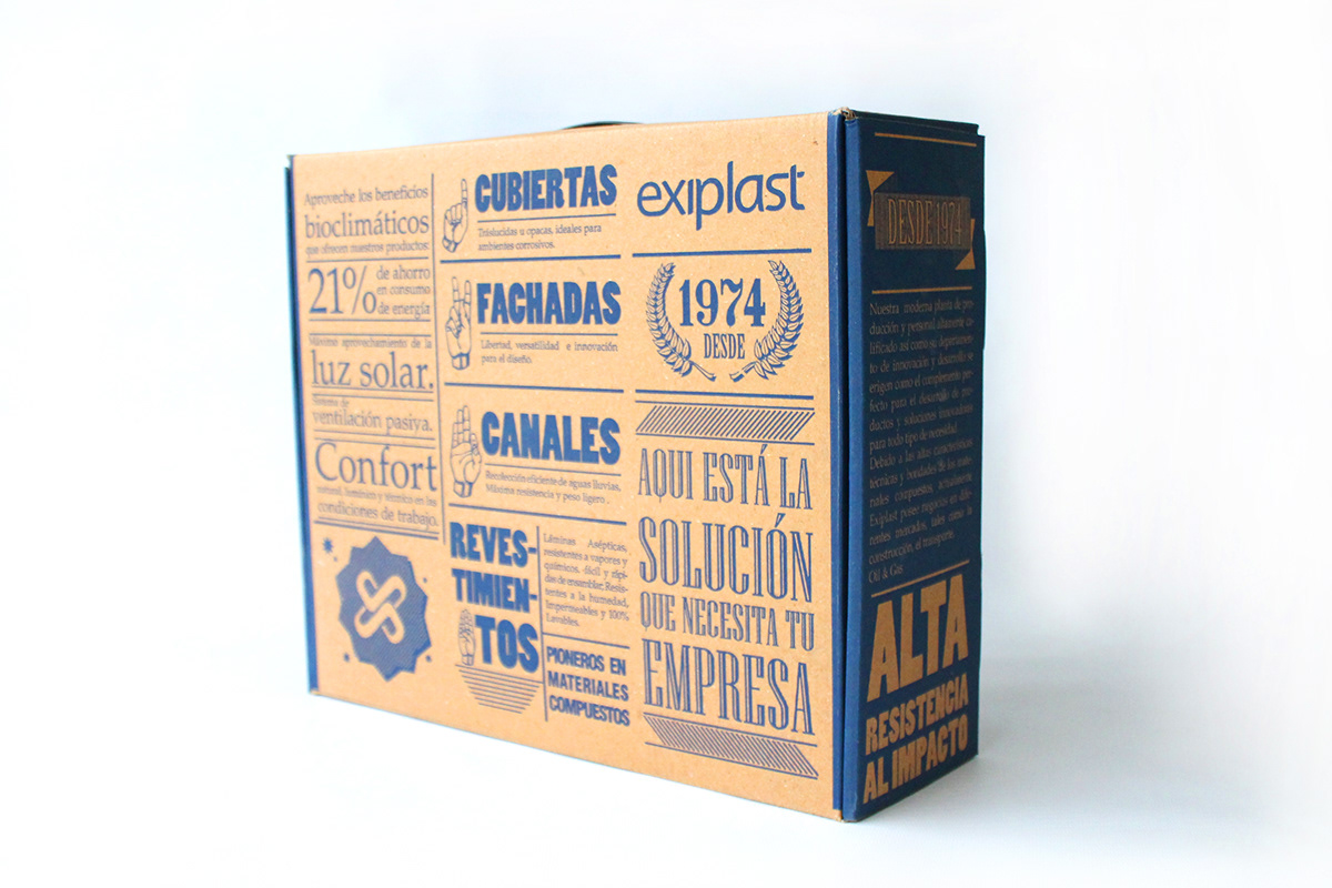 Tool Kit Exiplast empaque diseño danpalon tejaluz kit muestras sample Prototyping expoconstruccion