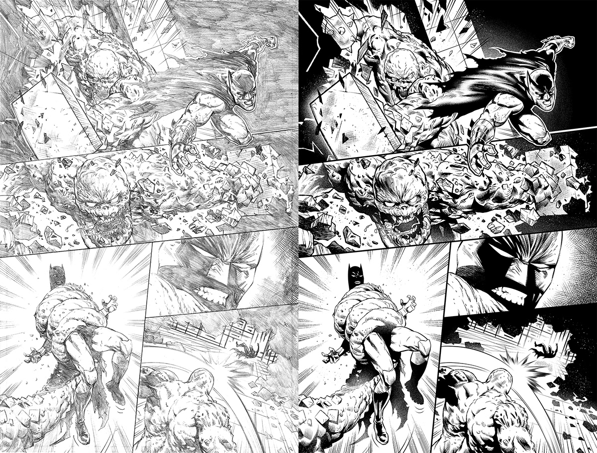 detective comics dc comics inks batman