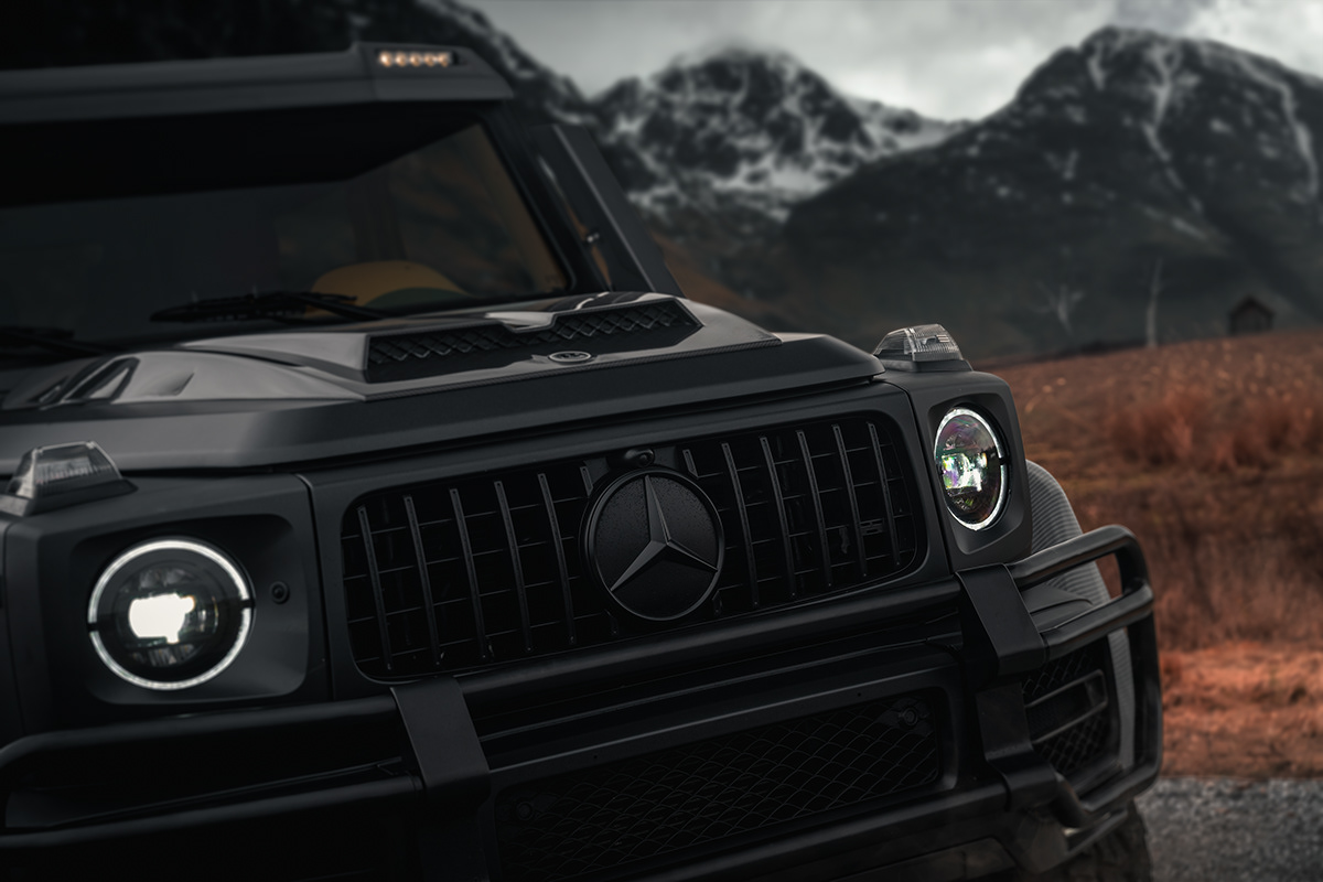 mercedes Automotive Photography car photography 6x6 Offroad composite photography photoshop retouching  Photography  lifestyle