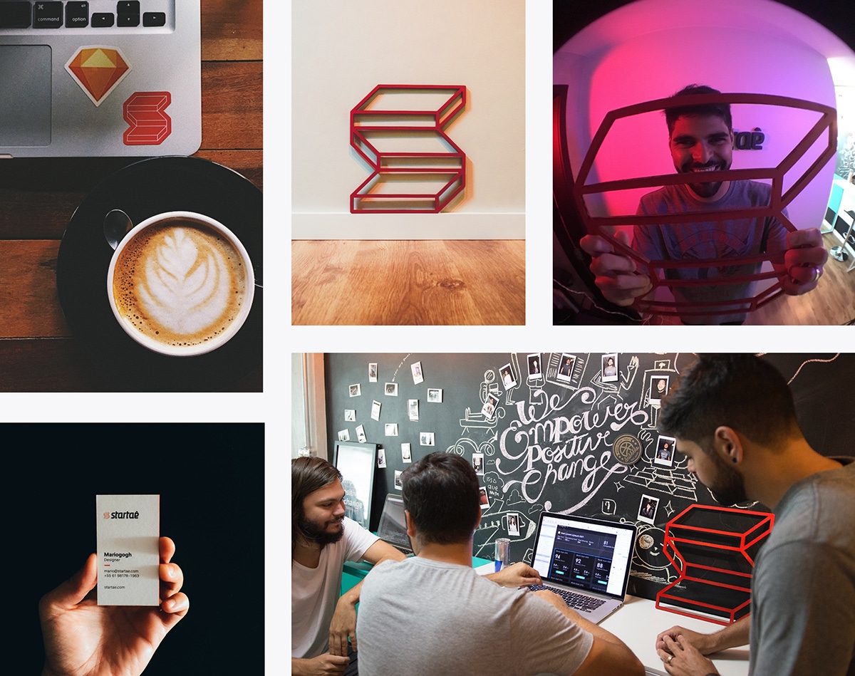 design Startup branding  identity Partículas way culture ux UI team