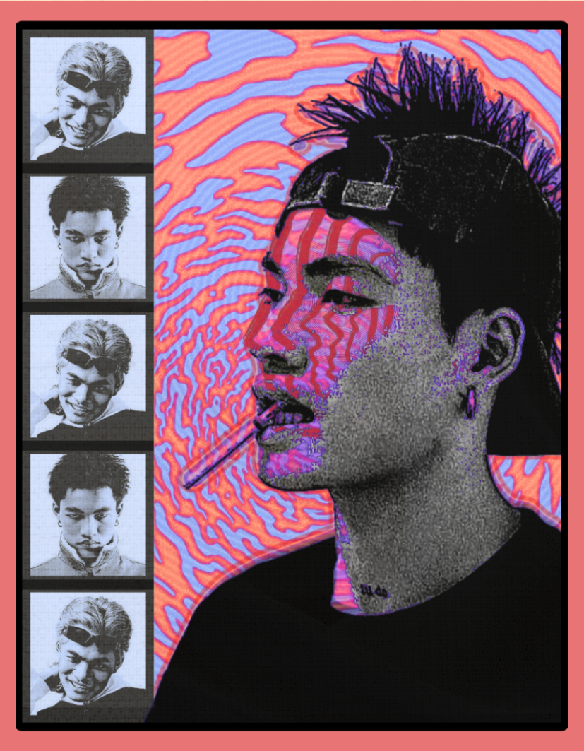 human face rapper hiphop vietnam vietnamese music visual identity Graphic Designer