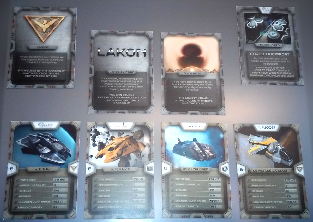 ELITE: DANGEROUS cards tabletop game Space  Gaming sci-fi