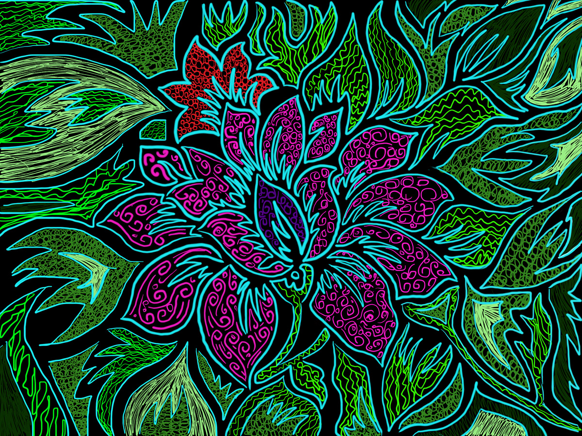 Flowers ipad art Digital Art  wacom
