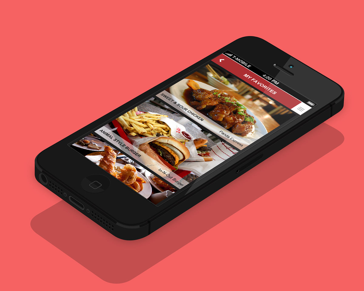 app Food  rating iphone