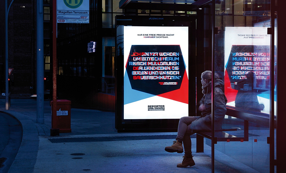 Adobe Portfolio sochi winter olympics Billboards two sides reporters without borders
