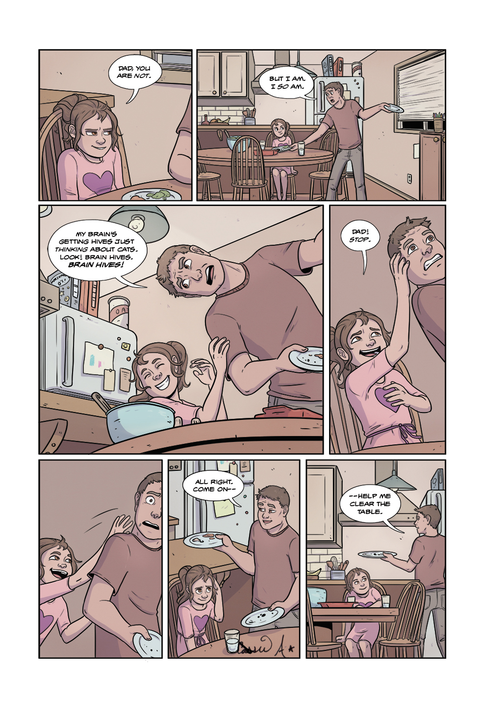 comics dancing characters story panels color young adult ya Graphic Novel