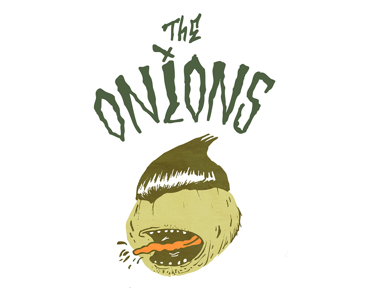 onions  Punk band logo  sr calavera