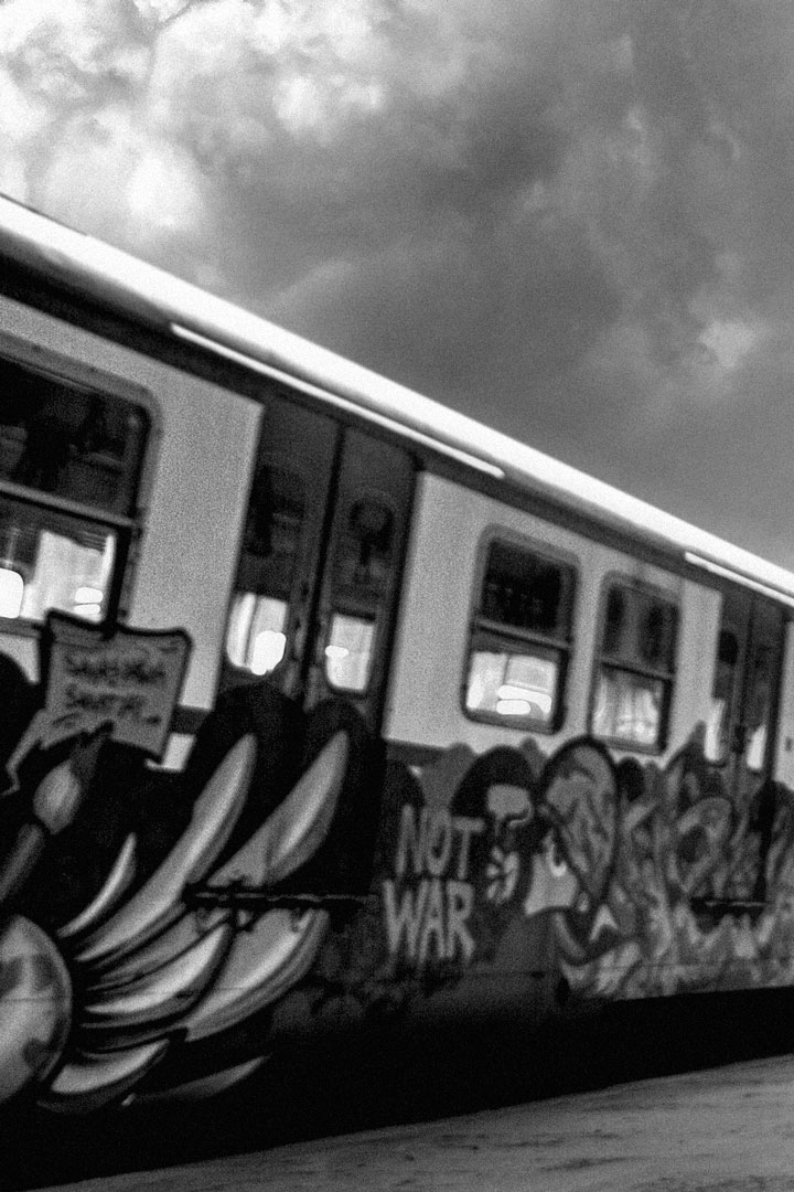 blackandwhite train stairs clouds snow experimental manupilation man suit road city istanbul Turkey
