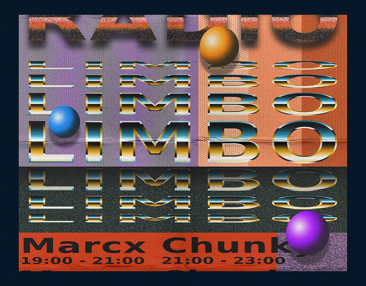 poster Limbo Radio manchester Retro 90s