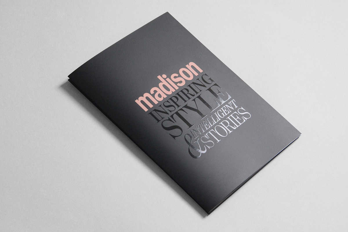 magazine Promotion brochure folder paper finishes concertina lifestyle Australian editorial