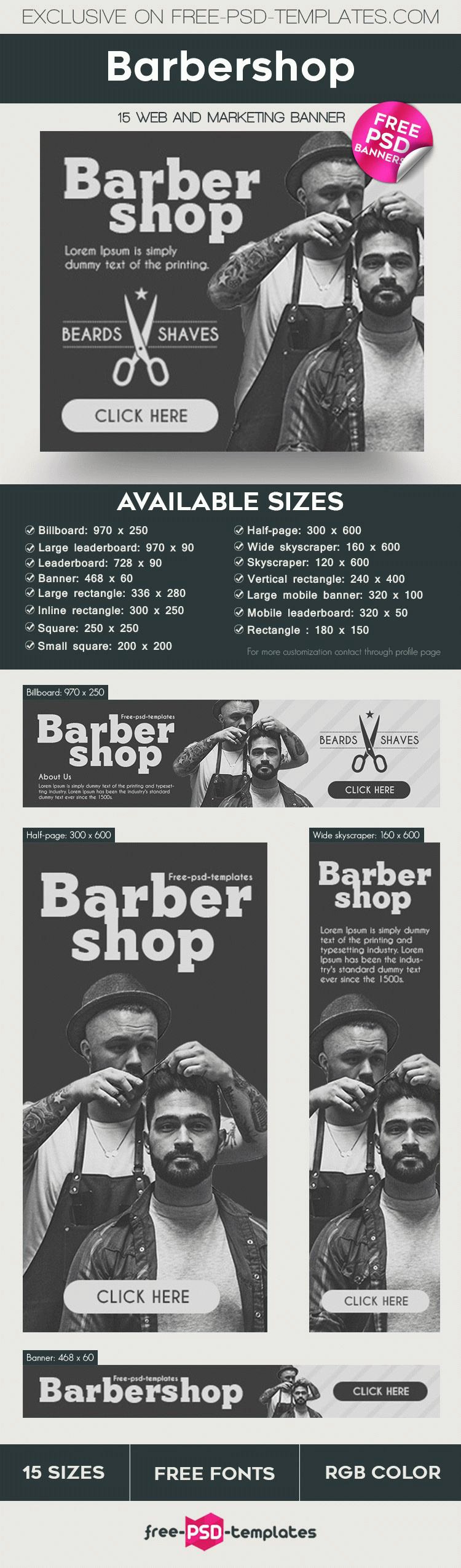 Barber Shop Mockup on Behance