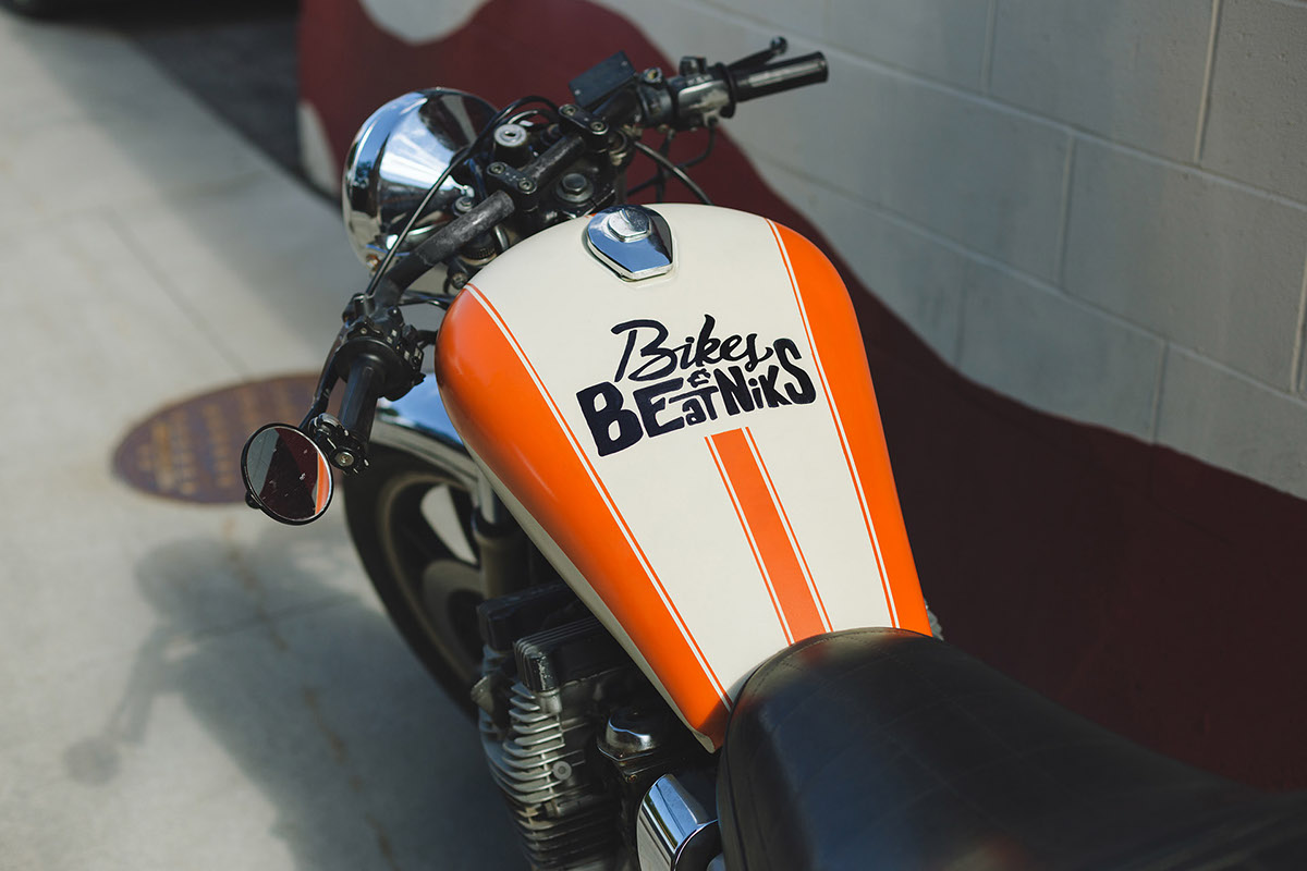 Adobe Portfolio Adobe Portfolio bikes motorcycles Poetry  poster beatnik 50's