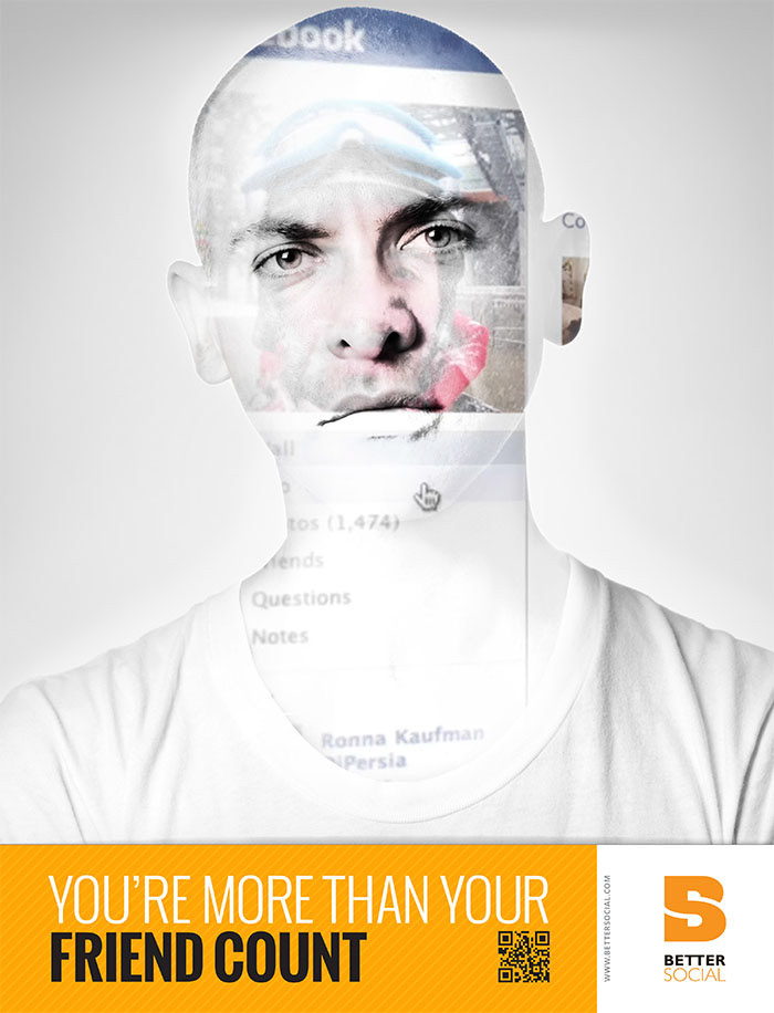  ergonomics  social   thesis  pratt  communication  interactive  app  developer  Jquery  FACEBOOK   Network mailer Promotional poster