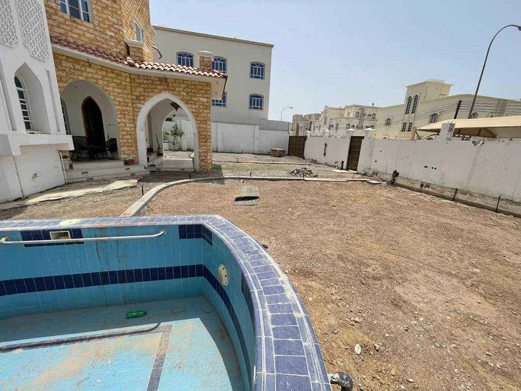 Outdoor Landscape architecture Render visualization renovation Oman Muscat design Social media post