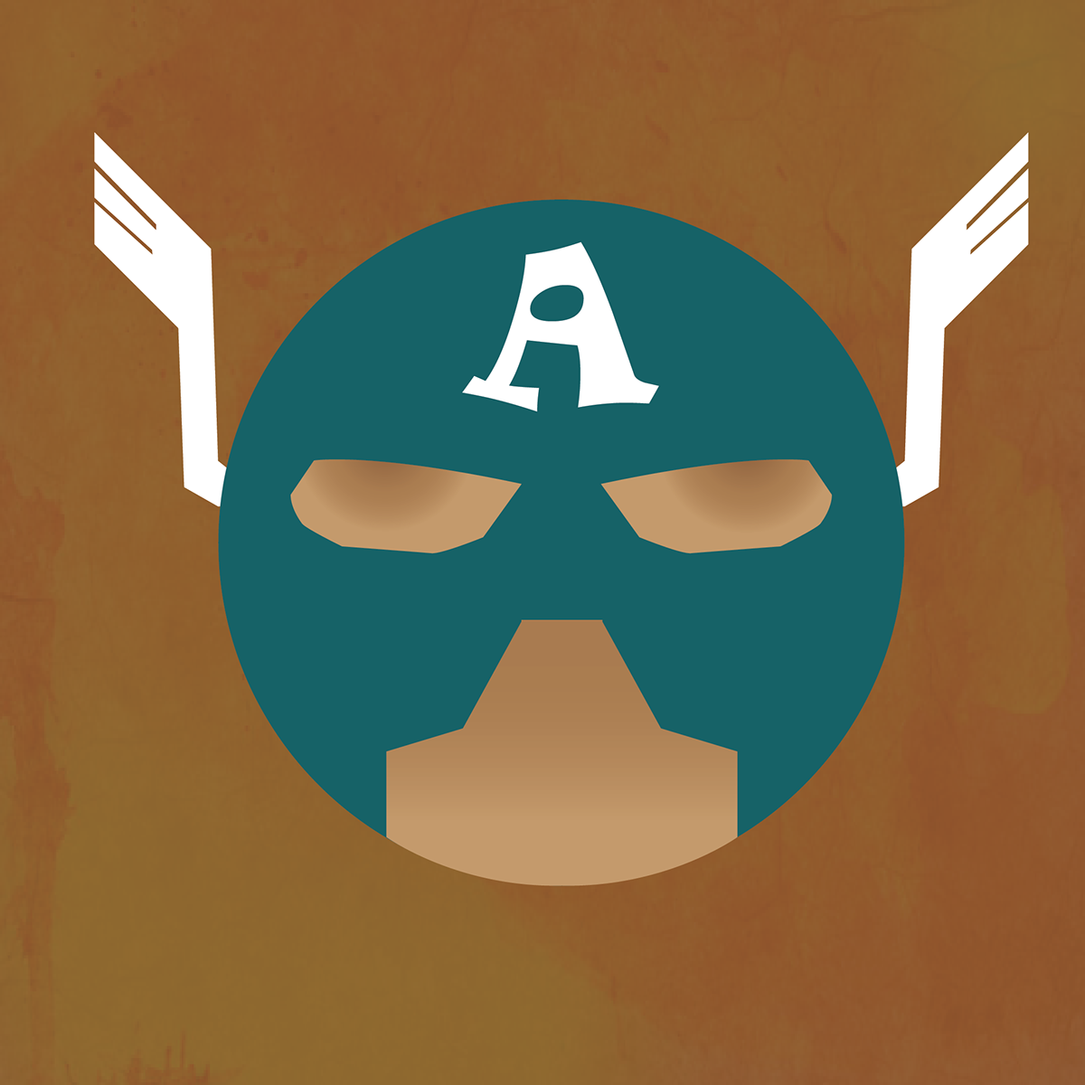 Avengers minimal round face Hulk captain america spider man iron