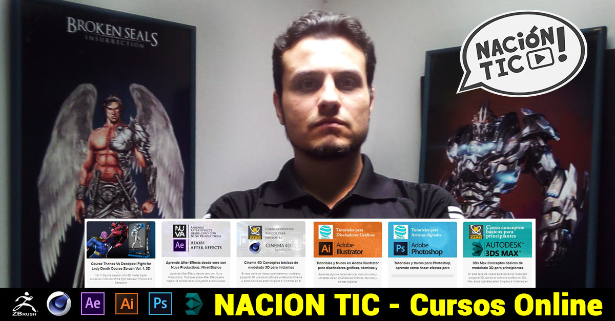 Nacion TIC industrias creativas colombia animacion digital arte digital arte cursos online cursos gratis nuevas TIC emprendimiento