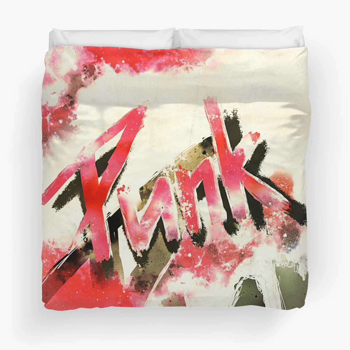 punk grunge orange color graphic remter pop splash summer abstract abstrakt textil apparel digital art