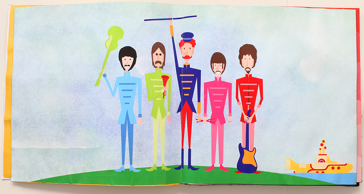 Beatles book children Character Paul McCartney John Lennon bruno munari Pré-livro pre-book concept