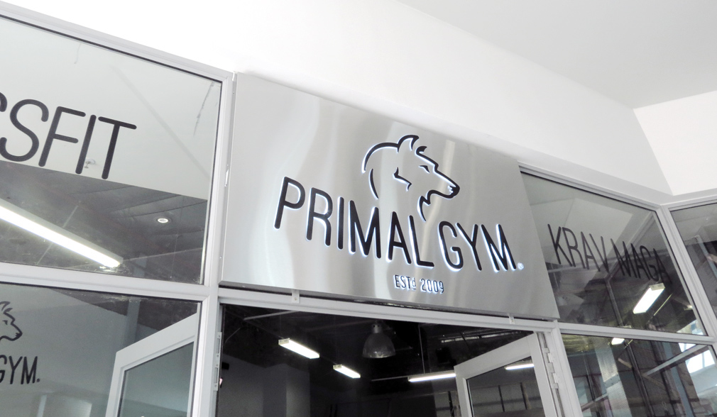 gym primal wolf weights cool logo design Interior krav maga Martial Arts Boxing fight 3D video