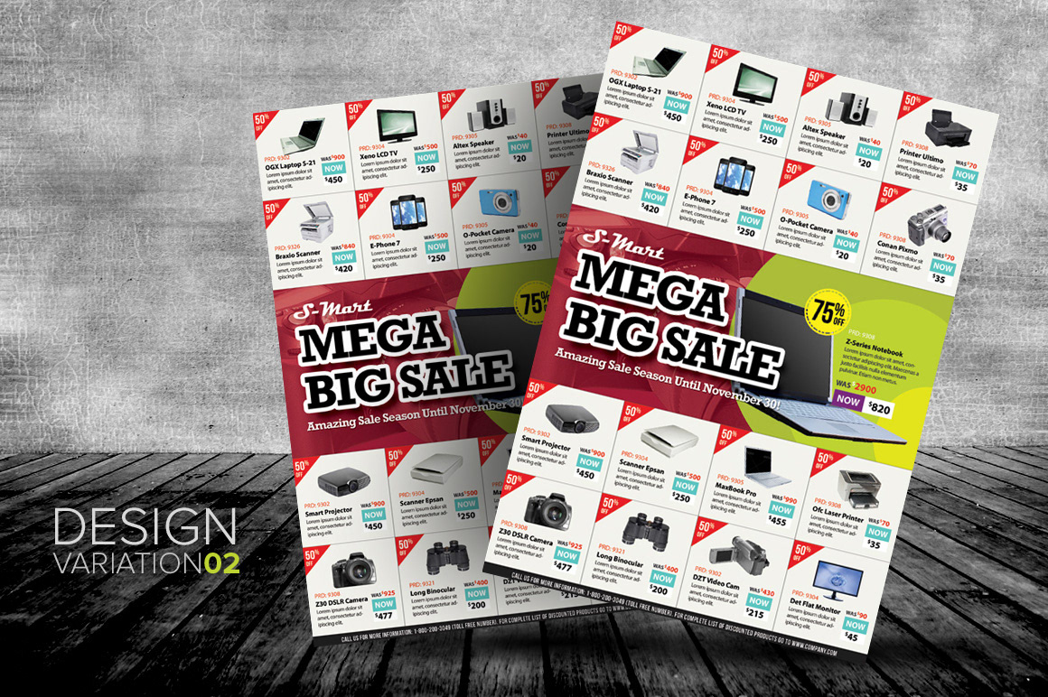 dealjumbo Deal bundle sale discount download templates print promo ad flyer card modern clean corporate