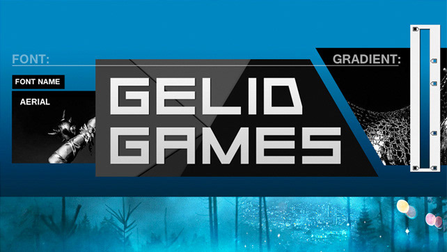 Gelid Games logo identity