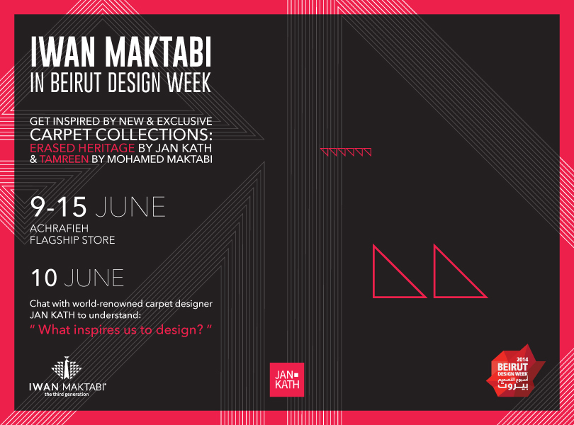 beirut design week Iwan Maktabi Jan Kath Carpet Designers Famous Lebanese Artist Lebanese designer german designer