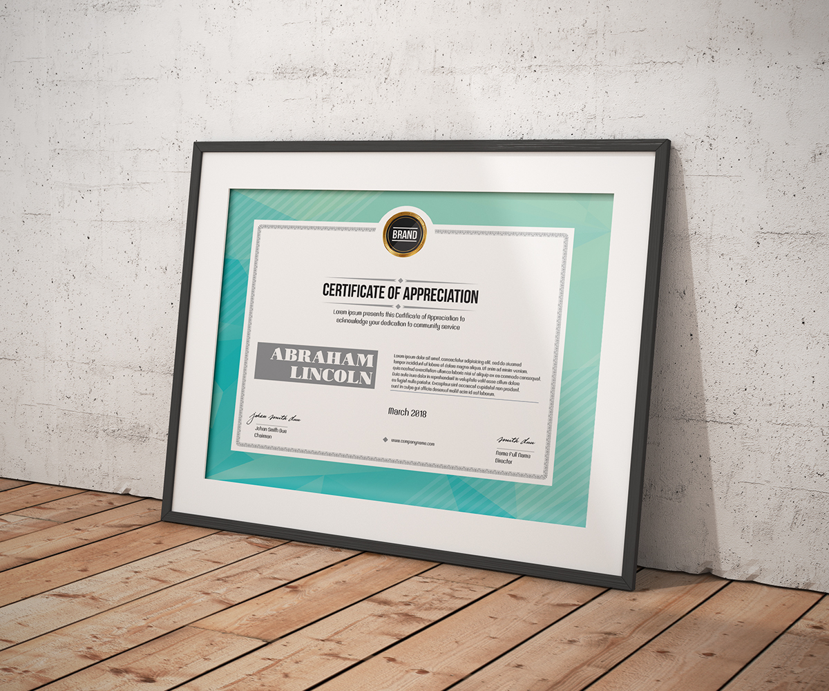 certificate award design diploma graduation ornament reward security template achievement
