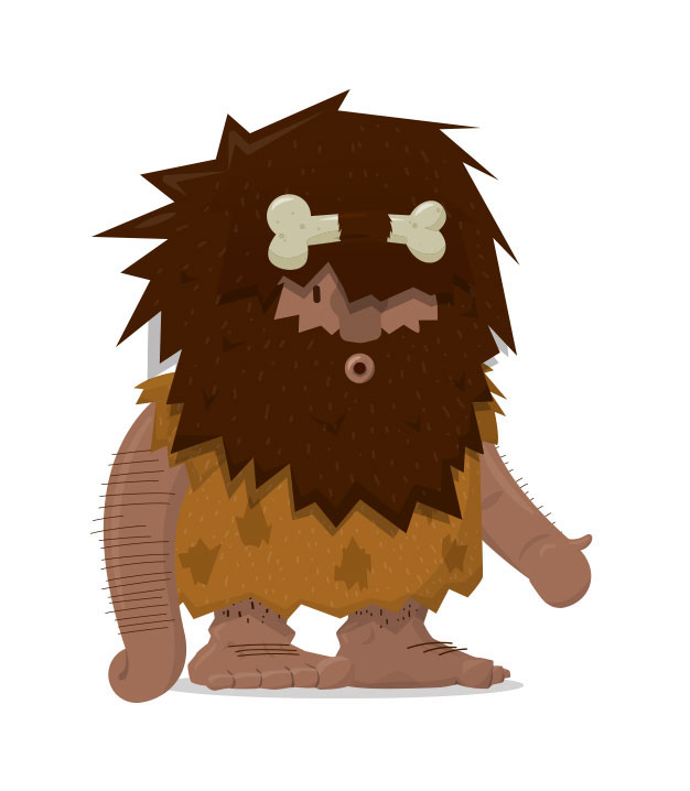 animation  gif Character design  caveman browser